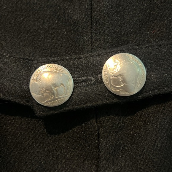 BMW Designs Vintage Ft Worth Western Black Vest with Buffalo and Star Arrows - Picture 8 of 8